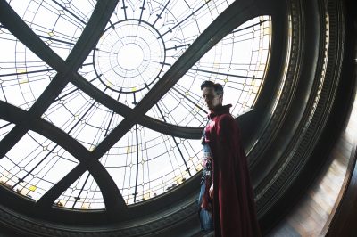 Benedict Cumberbatch as Doctor Stephen Strange in Marvel’s new release “Doctor Strange.” PHOTO COURTESY JAY MAIDMENT
