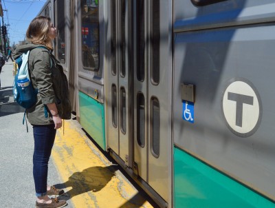 It is estimated the Massachusetts Bay Transportation Authority loses around $35 million in revenue from fare evasion on the commuter rail system each year. PHOTO BY ERIN BILLINGS/DAILY FREE PRESS STAFF  