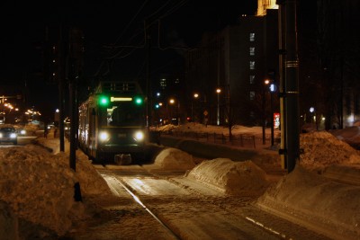 Riders will be able to utilize the Massachusetts Bay Transportation Authority’s late-night rail and bus services until June 19, but transportation officials have not promised that late-night service will continue beyond June. PHOTO BY BETSEY GOLDWASSER/DAILY FREE PRESS STAFF