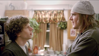 Jesse Eisenberg and Jason Segel star in “The End of the Tour,” which opened IFFBoston on April 22. PHOTO COURTESY OF JAKOB IHRE/THE SUNDANCE INSTITUTE THE END OF THE TOUR