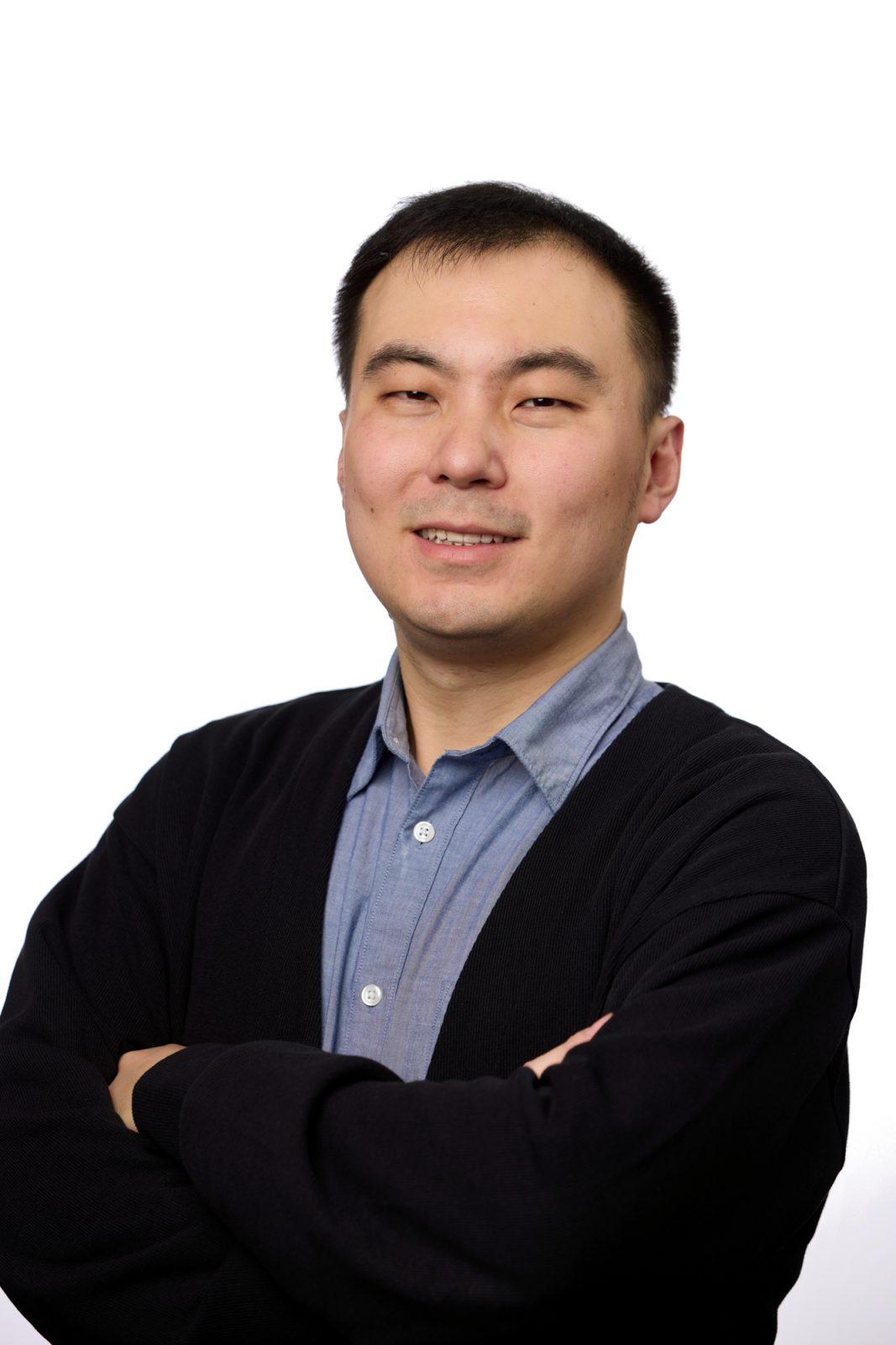 College of Engineering Assistant Professor Tianyu Wang. Wang received a grant from the Chan-Zuckerberg Initiative for a joint project on deep-tissue imaging. COURTESY OF DAVE GREEN
