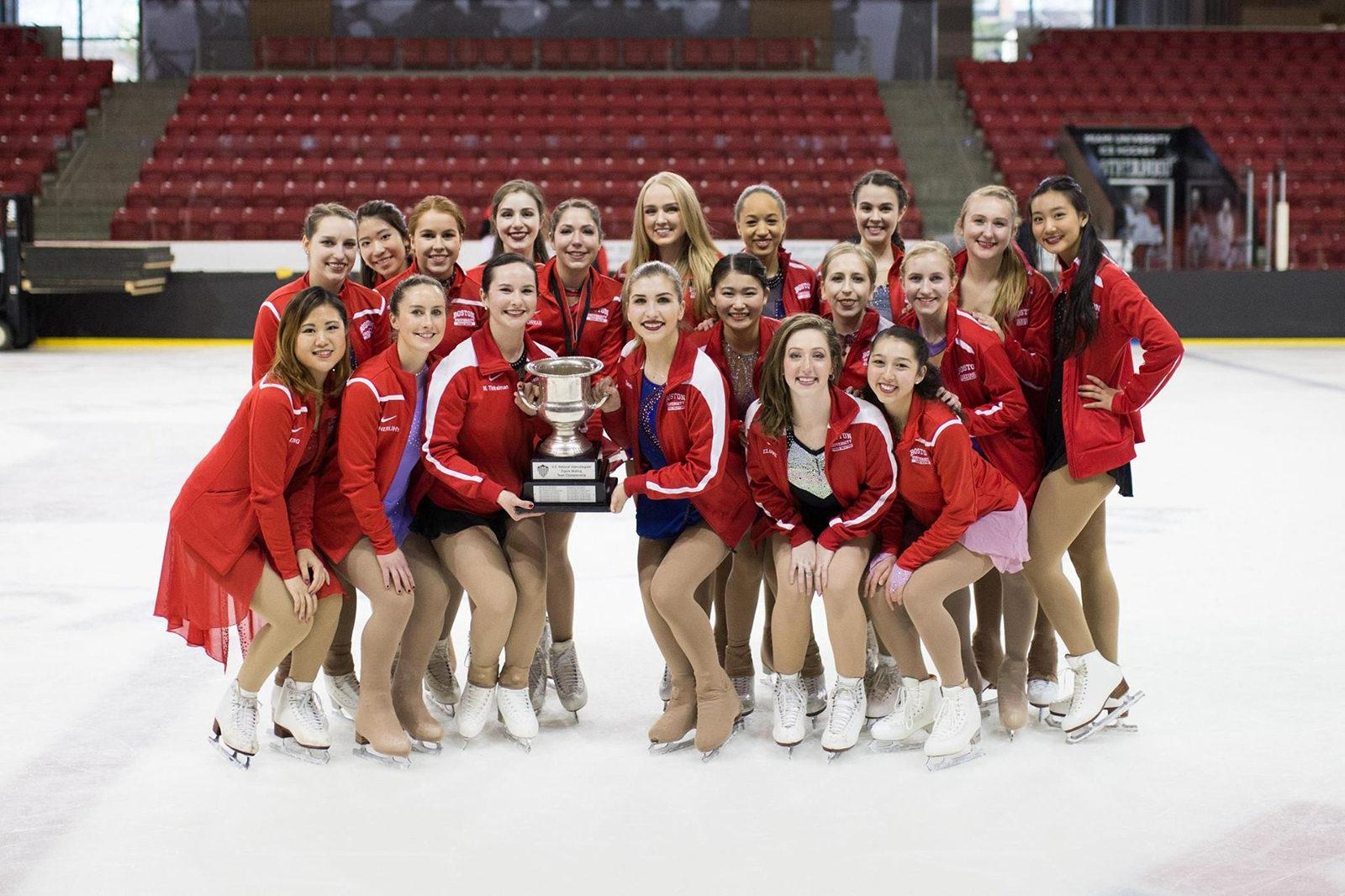BU's club figure skating team will look win nationals for the second consecutive season. 
PHOTO COURTESY SARAH ARNOLD