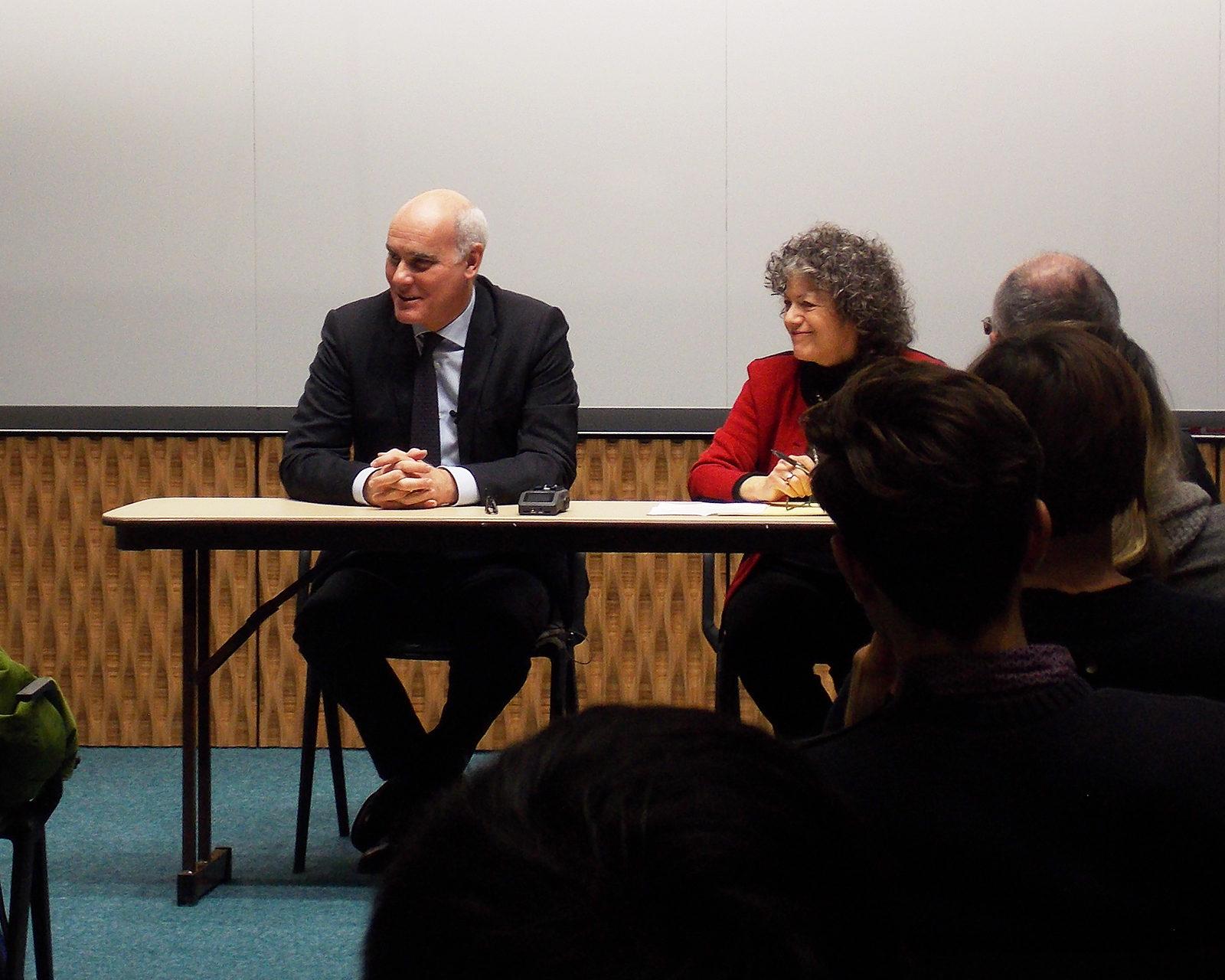 João Vale de Almeida, the European Union ambassador to the United Nations, speaks at Boston University Thursday evening. PHOTO BY ELIZA SHAW/ DAILY FREE PRESS STAFF