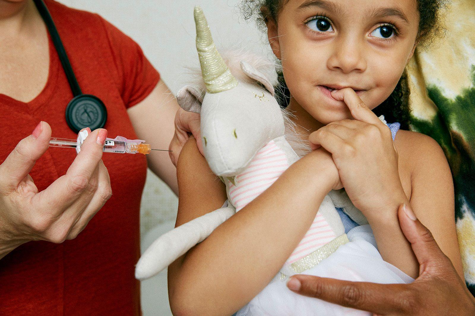 A young patient prepares to receive a shot. The Boston Department of Public Health is encouraging people to get their vaccines amidst the onset of flu season. PHOTO ILLUSTRATION COURTESY OF HEATHER HAZZAN VIA SELF