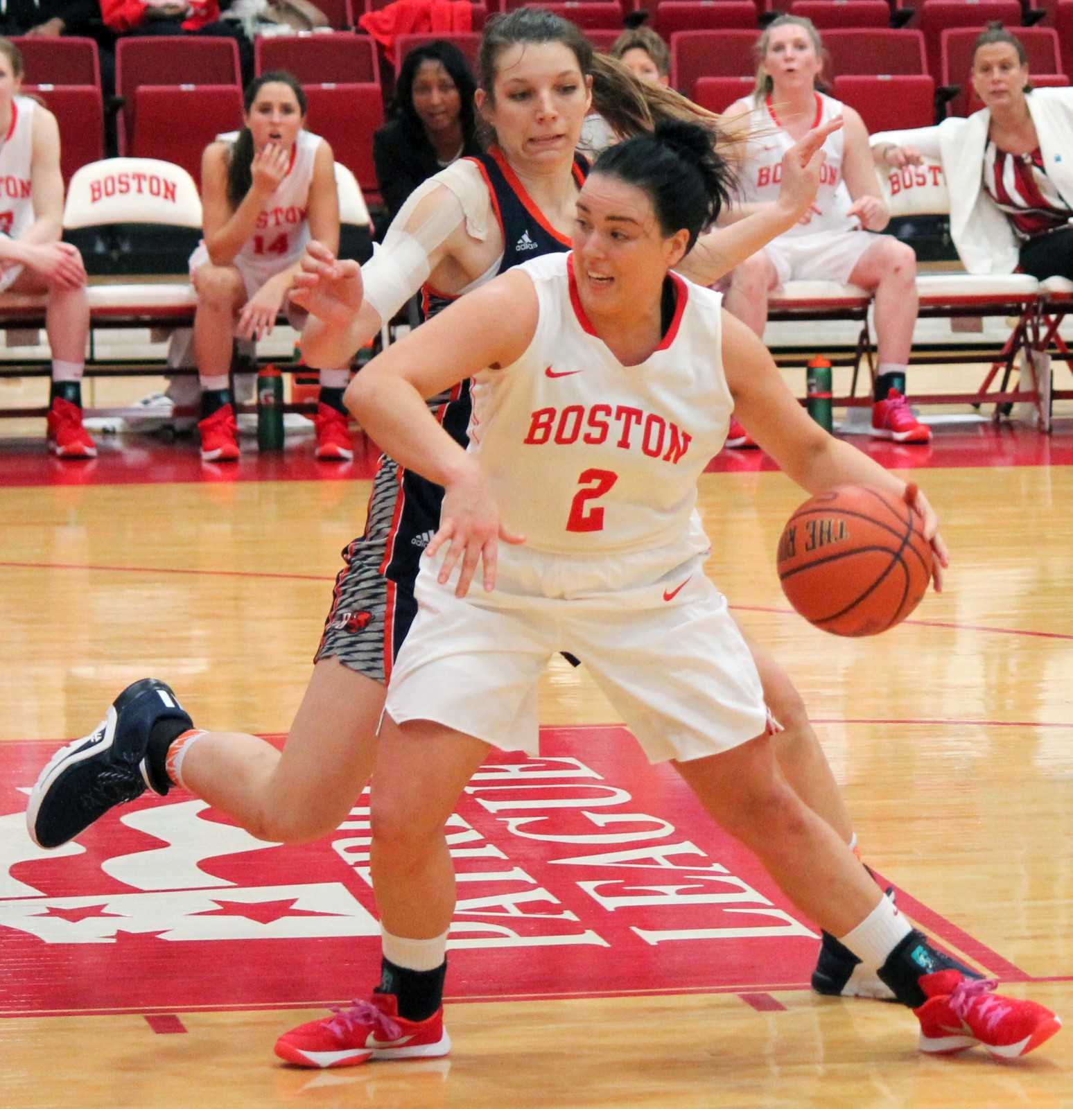 Senior Clodagh Scannell scored three points on her senior day. PHOTO BY ABBY FREEMAN/DAILY FREE PRESS CONTRIBUTOR