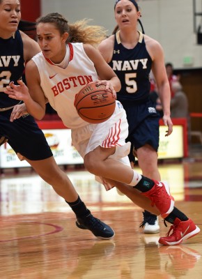 Freshman Payton Hauck has 12 steals on the year. PHOTO BY MADDIE MALHOTRA/DAILY FREE PRESS STAFF