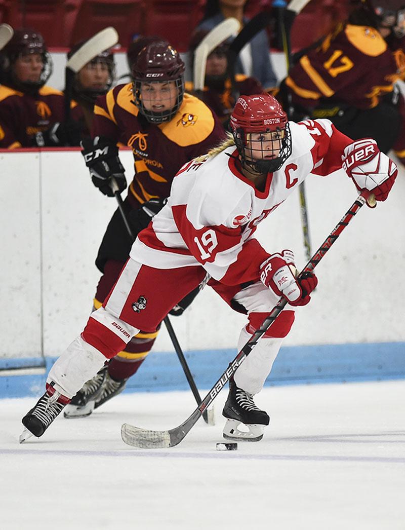 UConn match a return to play for womens hockey