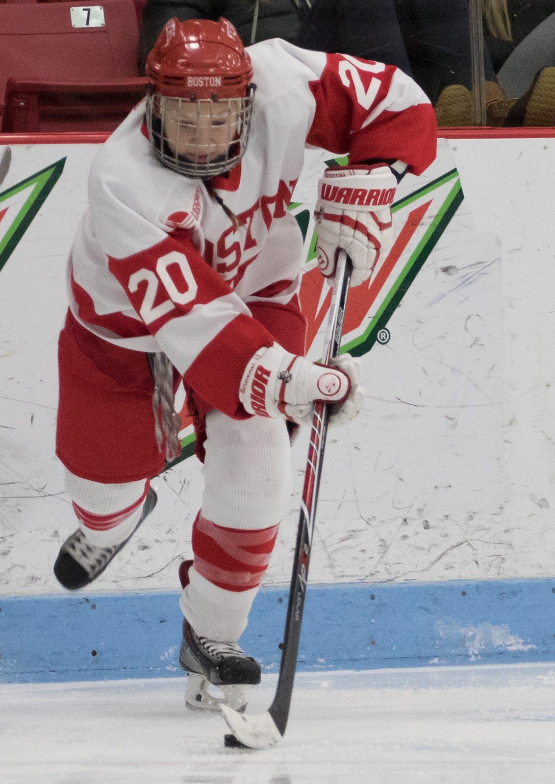 Senior forward Samantha Sutherland had a hat trick for the Terriers in their first game. PHOTO BY JUSTIN HAWK/ DFP FILE PHOTO
