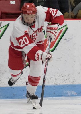 Senior forward Samantha Sutherland had a hat trick for the Terriers in their first game. PHOTO BY JUSTIN HAWK/ DFP FILE PHOTO 