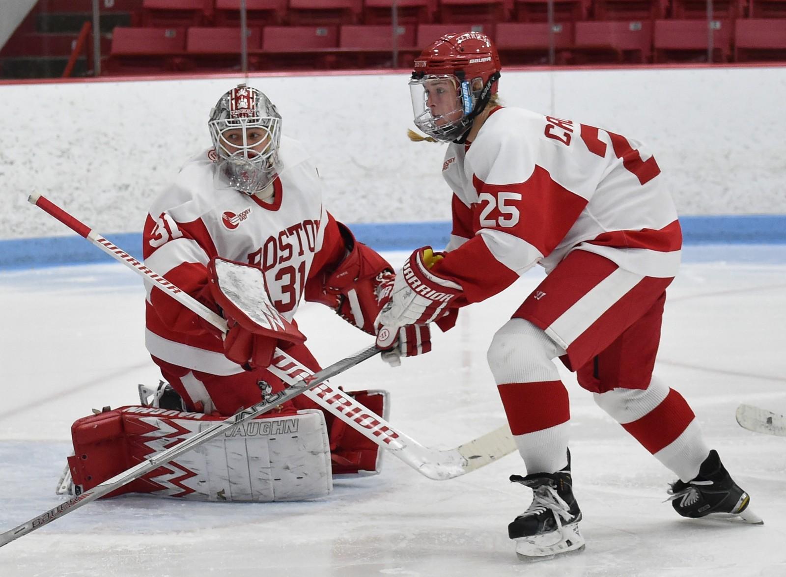 Junior Alexis Crossley has thrived in defense alongside Savannah Newton. PHOTO BY MADDIE MALHOTRA/DAILY FREE PRESS STAFF