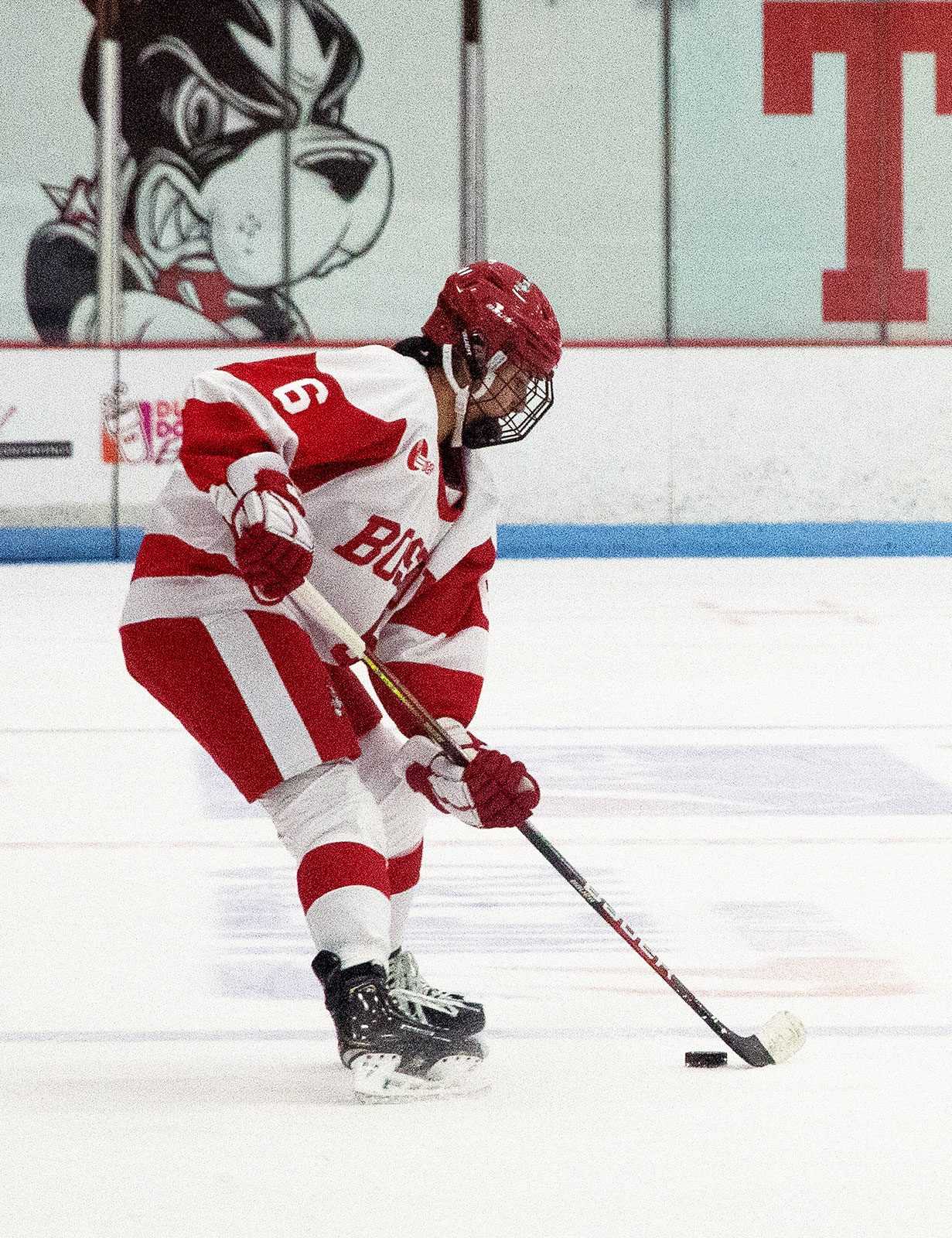 Freshman Nadia Mattivi, shown in a Nov. 12 game against Yale University, scored her first goal for Boston University in the game against the University of Vermont Saturday. RACHEL SHARPLES/ DFP FILE