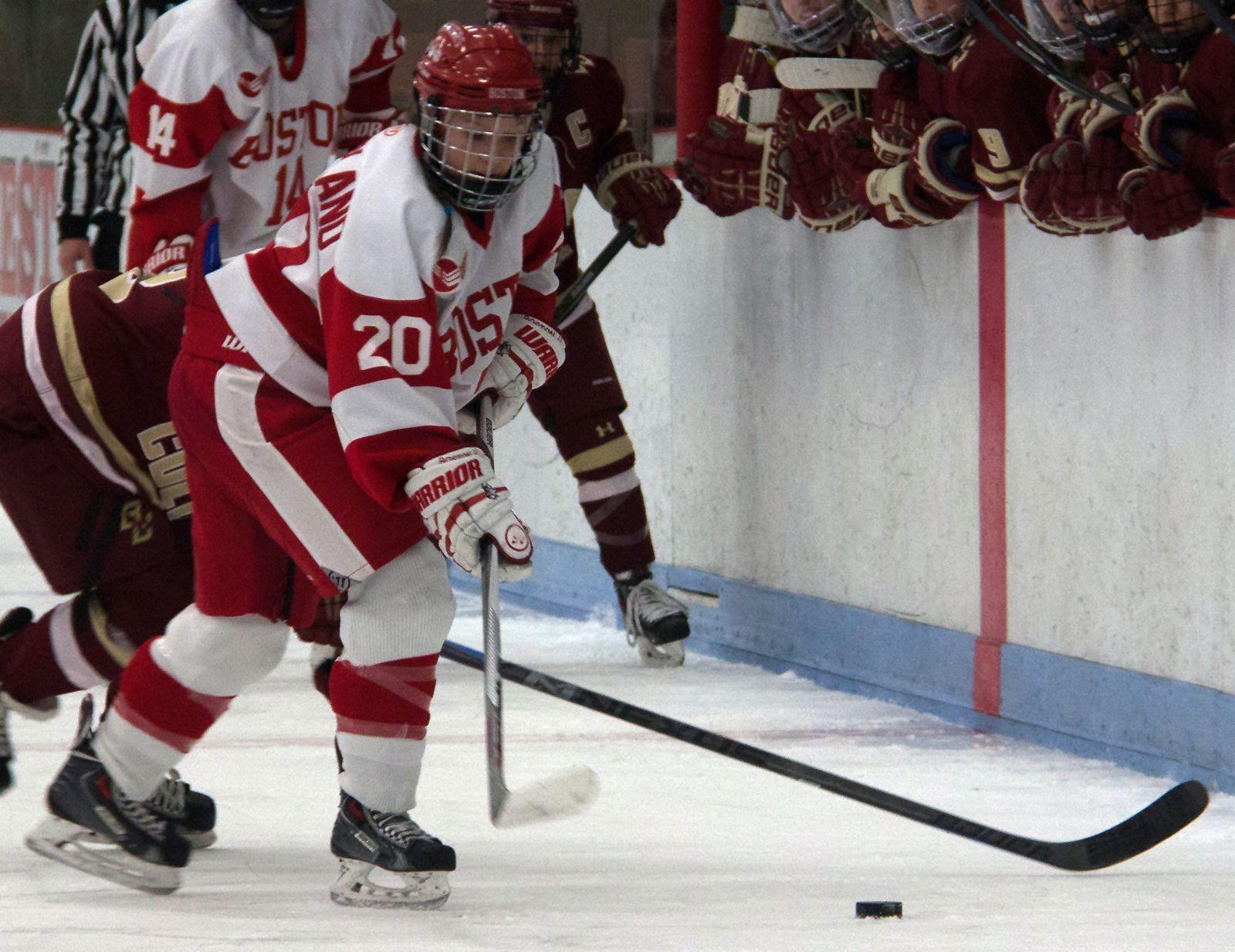 No. 6 women’s hockey ties No. 1 Boston College in heated overtime contest
