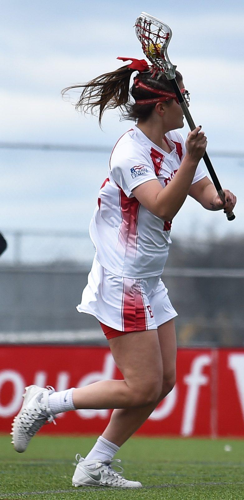 Elisabeth Jayne scored her 25th goal of the season and she is now tied for the team lead with Mickenzie Larivee. PHOTO BY MADDIE MALHOTRA/ DAILY FREE PRESS STAFF