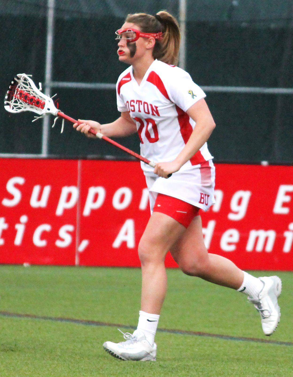 Freshman attacker Kailey Conry is trying to build upon her success in her previous game. PHOTO BY ABIGAIL FREEMAN/ DAILY FREE PRESS STAFF
