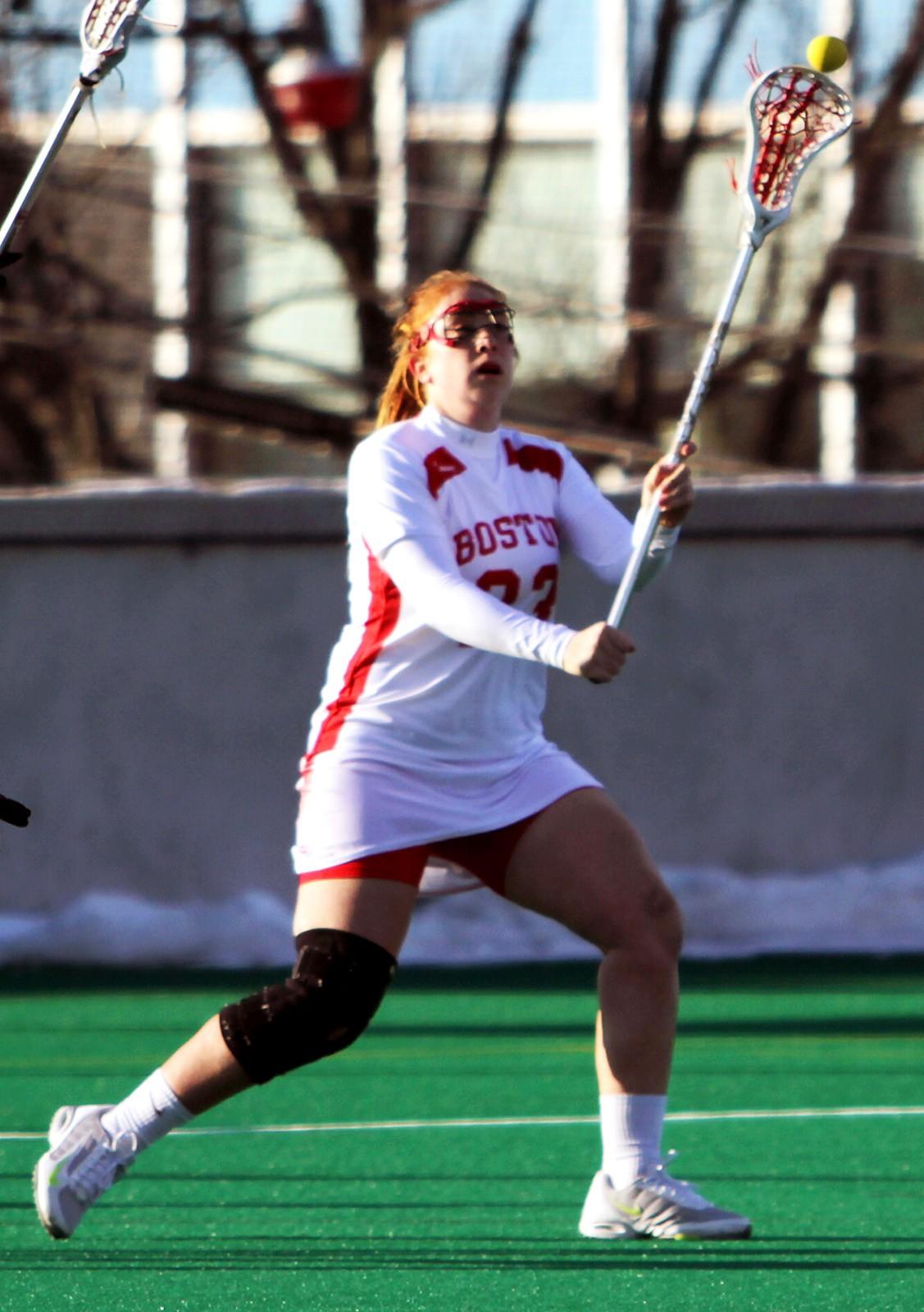 Women’s lacrosse wins overtime thriller against Holy Cross