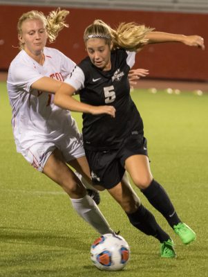Senior defender Rachel Bloznalis scored the Terriers' only goal on Saturday. PHOTO BY JUSTIN HAWK/ DFP FILE PHOTO 