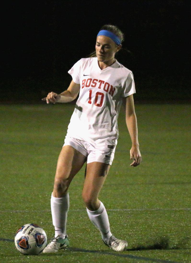 Tri-captain Libby Closson will help lead the women’s soccer team against No. 9 West Virginia. PHOTO BY BETSEY GOLDWASSER/ DFP FILE PHOTO