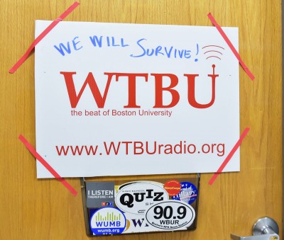 A donation website was set up in an effort to rebuild the WTBU recording studio, which suffered $500,000 worth of damage Friday in a three-alarm fire. PHOTO BY MADDIE MALHOTRA/DAILY FREE PRESS STAFF