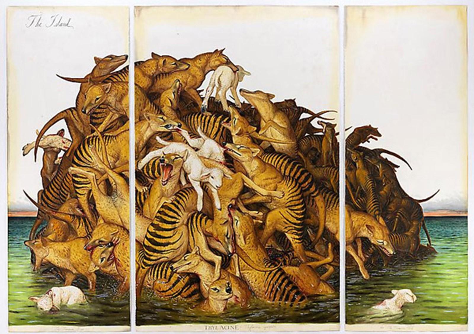 Painter and printmaker Walton Ford spoke about his haunting depictions of animals in Sleeper Auditorium Monday evening. PHOTO COURTESY LA PETITE CLAUDINE/FLICKR