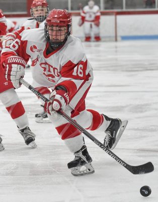 Sophomore forward Sammy Davis leads the team in points thus far with eight. PHOTO BY MADDIE MALHOTRA/ DFP FILE PHOTO 