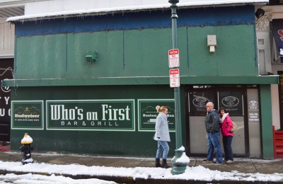 Iconic Fenway bar Who’s On First announced its closing Feb. 2 as a result of a shooting in the fall that left one dead and three injured. PHOTO BY ERIN BILLINGS/DAILY FREE PRESS STAFF