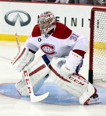 After missing a large portion of last season due to injury, Carey Price has been a stalwart in net this season. PHOTO COURTESY WIKIMEDIA COMMONS 