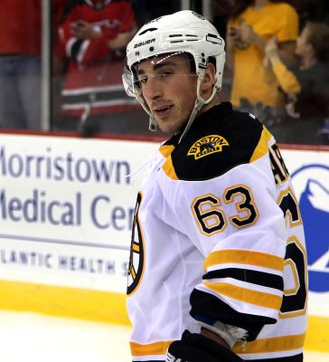 Brad Marchand signed an eight-year contract extension with the Bruins on Monday. PHOTO COURTESY WIKIMEDIA COMMONS 