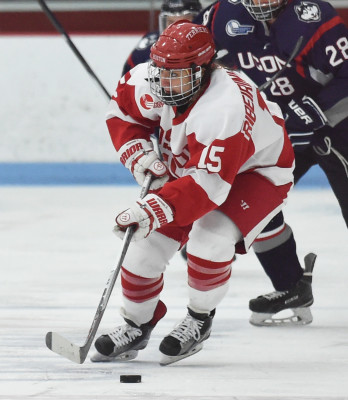 Senior Lillian Ribeirinha-Braga assisted BU's lone goal. PHOTO BY MADDIE MALHOTRA/DFP FILE PHOTO