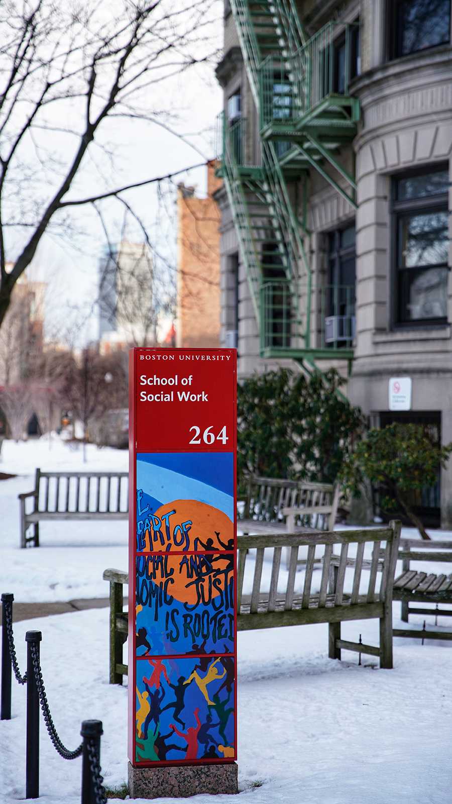 The Boston University School of Social Work’s online masters program was ranked number 28 of 35 on the Online Schools Report’s list of social work programs released Monday. YINUO ZHANG/ DAILY FREE PRESS STAFF