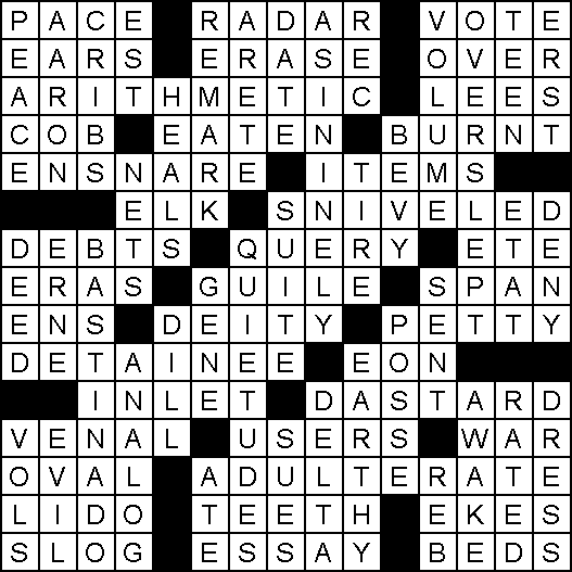 crossword answers 1111