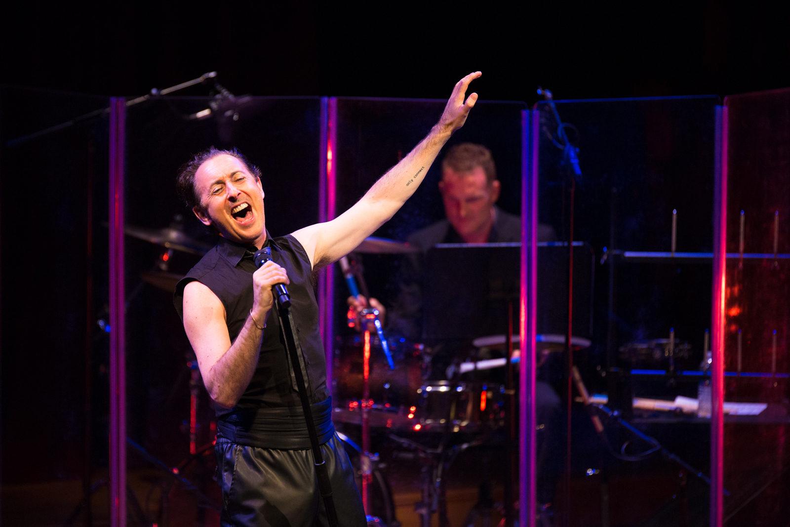 Alan Cumming performs at Sanders Theatre at Harvard University Oct. 6. PHOTO COURTESY ROBERT TORRES/ CELEBRITY SERIES