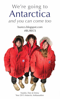 Boston University students Emelia Chamberlain and Natalie Robinson (CAS '18) are leaving Oct. 28 for Antarctica, where they will be studying and researching with David Marchant, a BU earth and environment professor, and Andrew Christ, a BU doctoral student. PHOTO COURTESY EMELIA CHAMBERLAIN