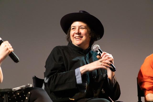 Director Autumn de Wilde speaks about her latest film, “Emma,” an adaptation of Jane Austen’s novel, after a screening Tuesday. COURTESY OF A. GALLAGHER DIXON