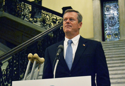 Governor Charlie Baker announced Tuesday the Department of Children and Families will no longer divide high-risk and low-risk child welfare cases. PHOTO BY ELAINE ANDERSON/DFP FILE PHOTO