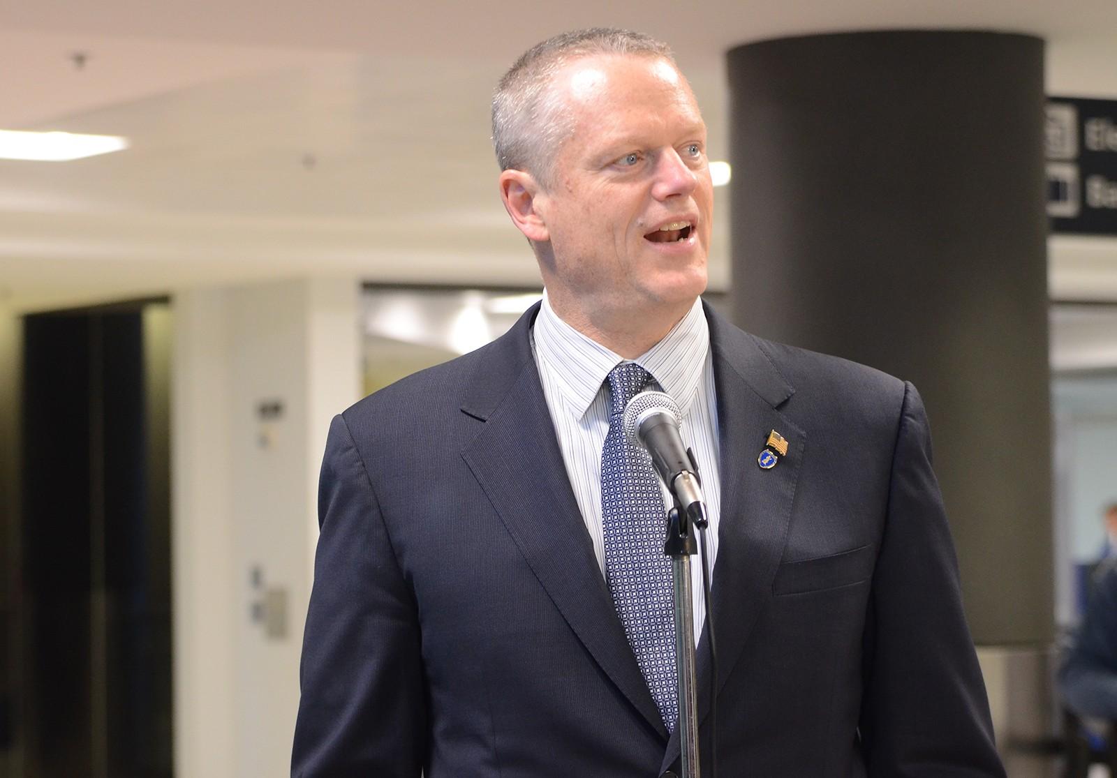 Governor Charlie Baker announced a proposal at the Massachusetts Municipal Association’s Annual Meeting and Trade Show for the increase of local aid and historic education funding by over $42 million dollars. PHOTO BY DANIEL GUAN/DFP FILE PHOTO
