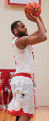 Junior guard Cedric Hankerson leads the Patriot League in 3-pointers this season. PHOTO BY JUSTIN HAWK/ DAILY FREE PRESS STAFF