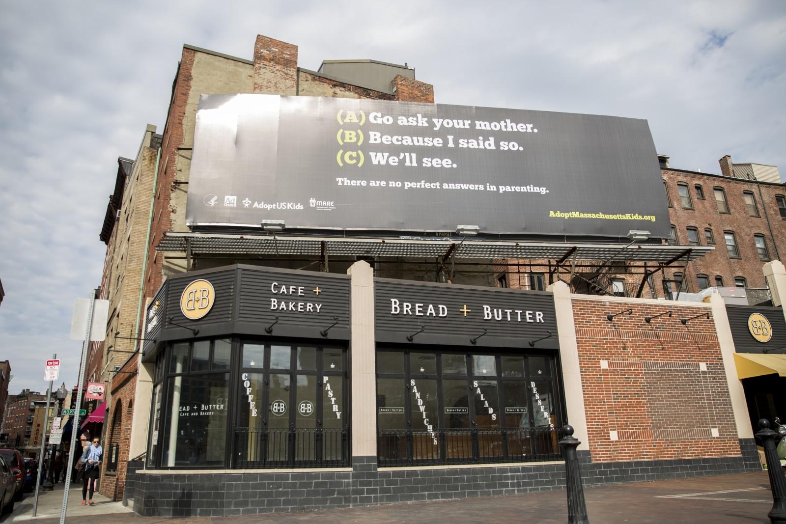 A billboard urging people to visit FactCheckArmenia.com, a website that reportedly denies the Armenian genocide, was removed Thursday from its North End location. PHOTO BY SARAH SILBIGER/DAILY FREE PRESS STAFF