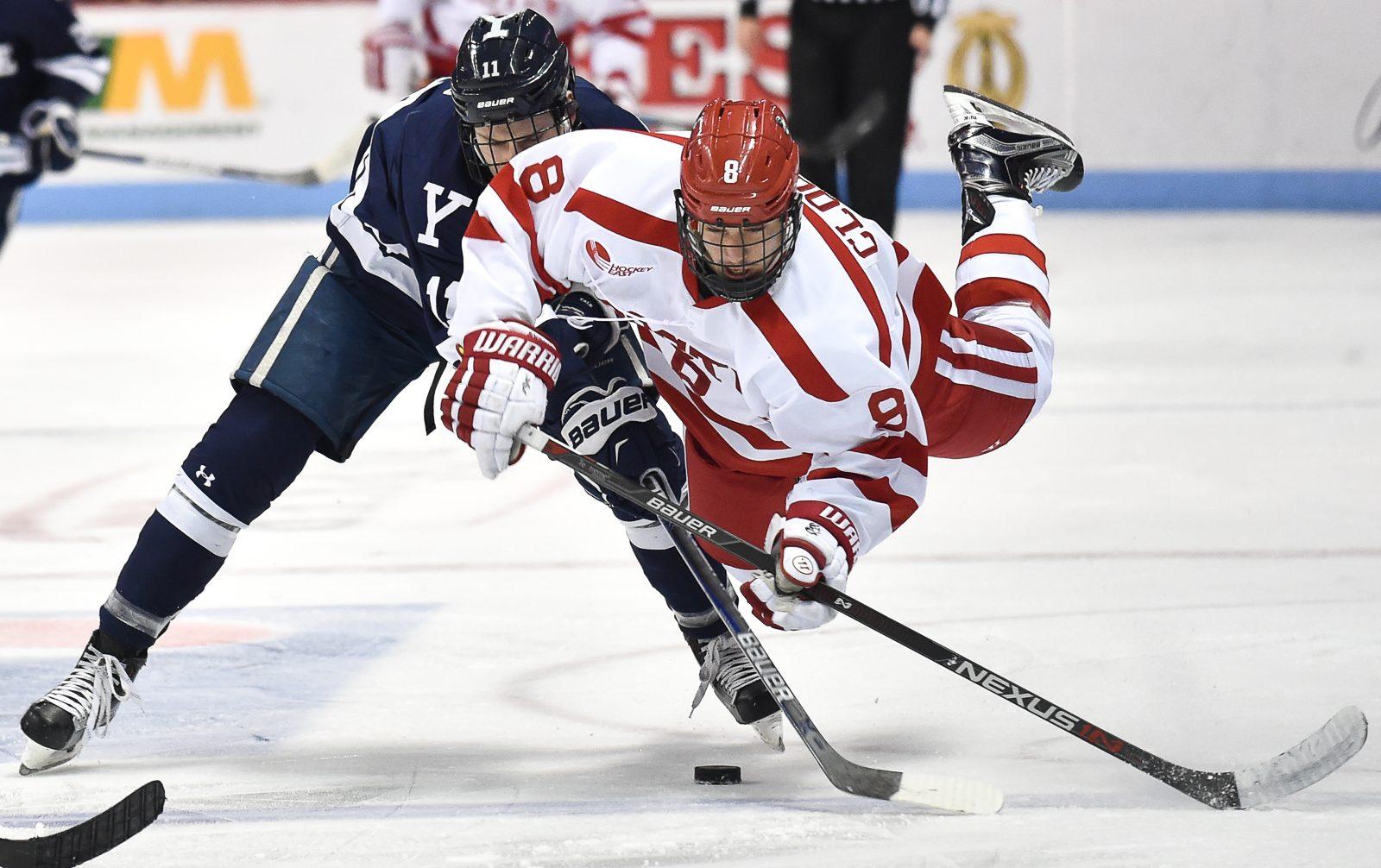 Ryan Cloonan, often BU's third-line center, will be one of 12 upperclassmen next year. PHOTO BY MADDIE MALHOTRA/ DAILY FREE PRESS STAFF