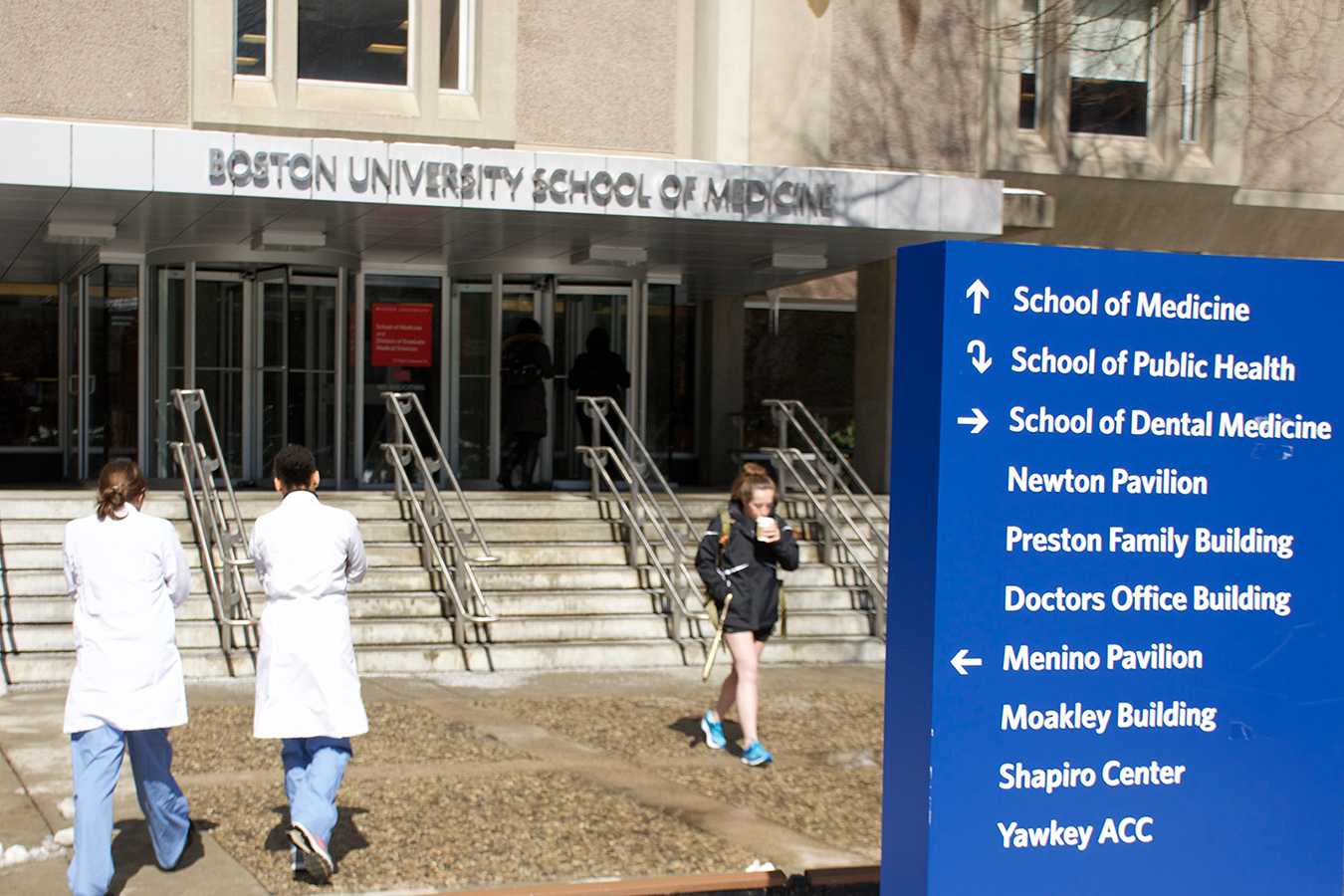 The Boston University Police Department responded to threats made against employees at the Boston Medical Center Tuesday morning. JINGYI LIN/ DFP FILE PHOTO