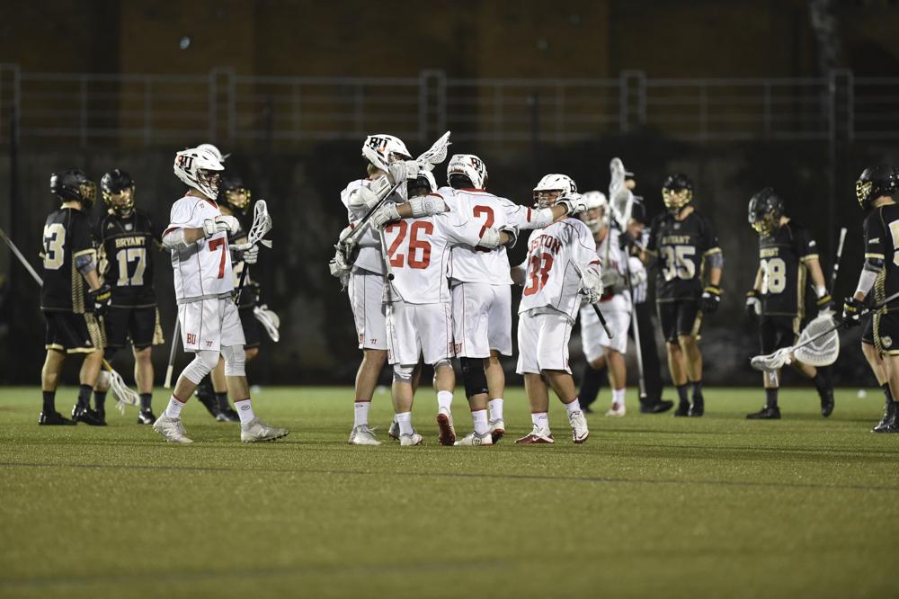 Junior attack James Burr scored four goals against Harvard in BU's 13-8 win last season. PHOTO BY MADDIE MALHOTRA/ DFP FILE PHOTO 