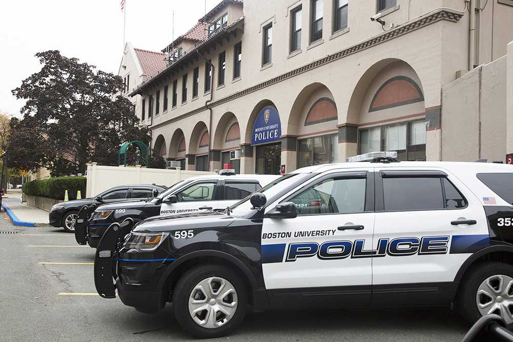 The Boston University Police Department. The BUPD hosted International Student Safety Awareness Day in the GSU lobby Wednesday. PHOTO BY NATALIE CARROLL/ DFP FILE PHOTO
