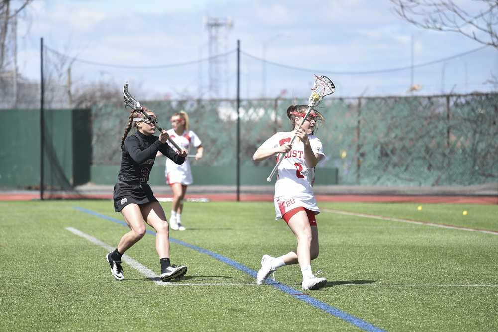 Junior midfielder Kaitlin Belval notched four points last weekend against Lafayette College. PHOTO BY MADDIE MALHOTRA/ DFP FILE PHOTO