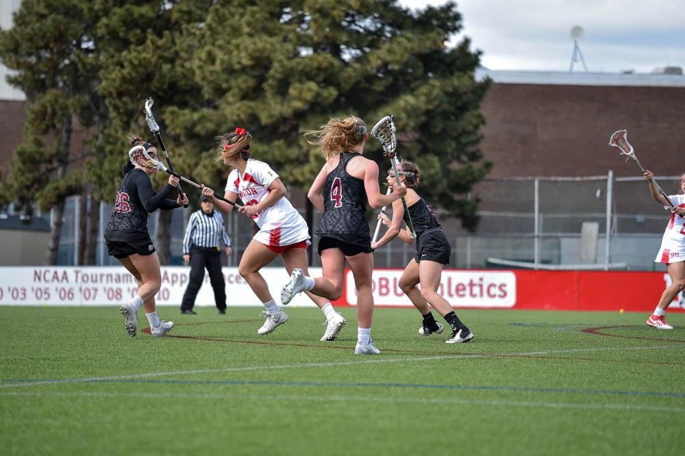 Freshman defender Nicole Foringer scored BU's first goal of the game against Lehigh on Saturday. PHOTO BY MADDIE MALHOTRA/ DFP FILE PHOTO