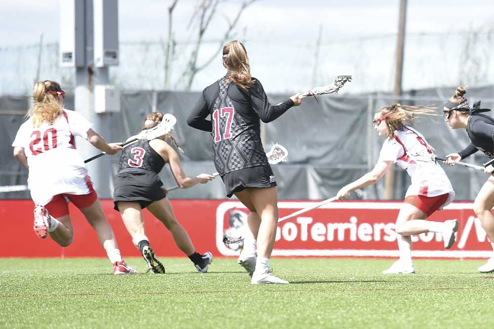 Sophomore attack Kailey Conry had a four-point performance in BU's 9-6 win over Bucknell. PHOTO BY MADDIE MALHOTRA/DFP FILE PHOTO