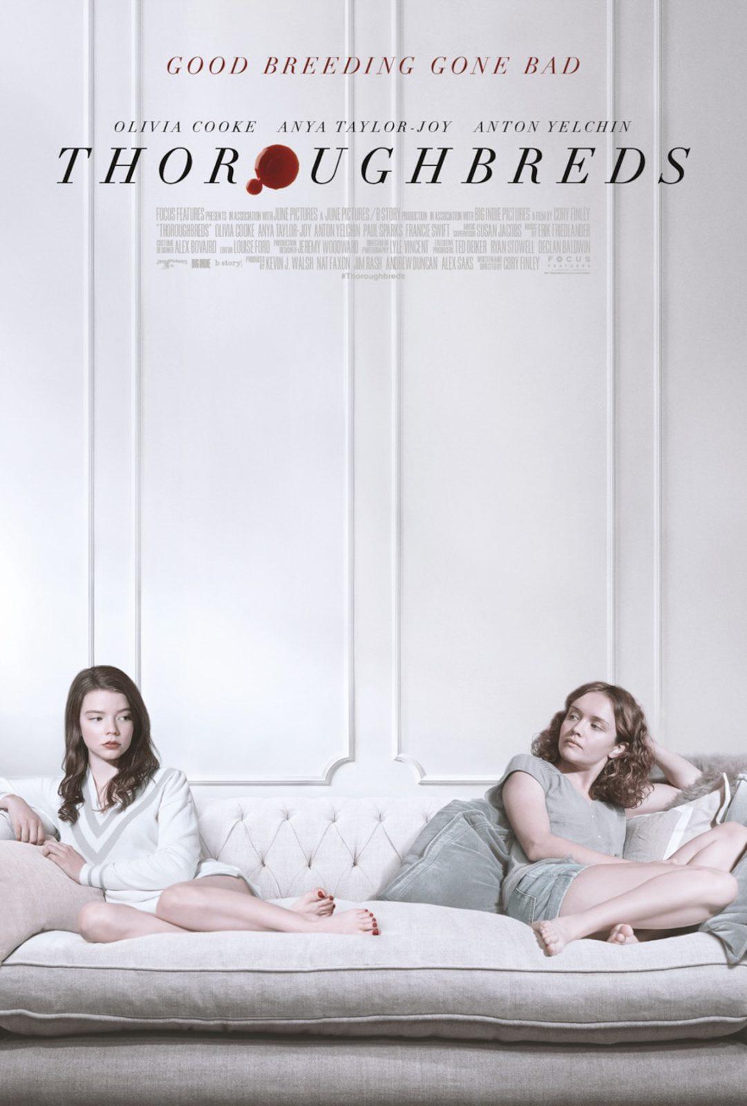 The movie "Thoroughbreds" will be released on March 9. PHOTO COURTESY FOCUS FEATURES
