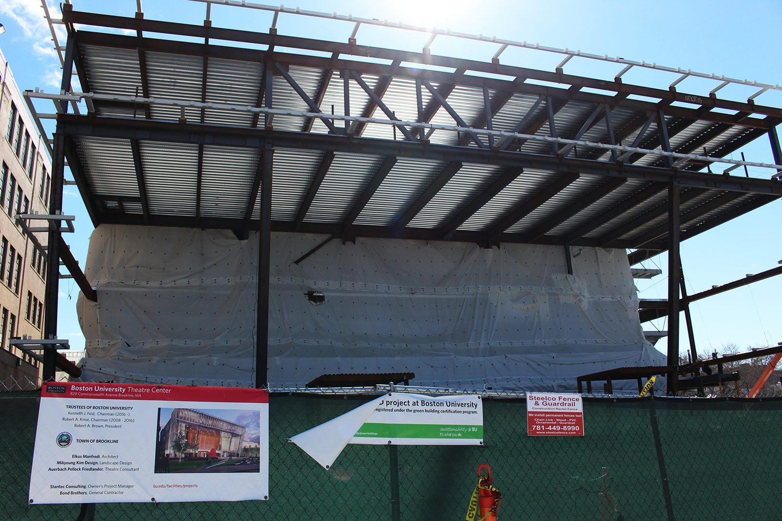 Boston University Trustee Stephen Zide donates $10 million to name the new College of Fine Arts theater. PHOTO BY COLE SCHONEMAN/ DAILY FREE PRESS STAFF