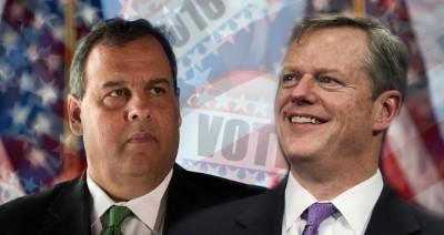 Massachusetts Gov. Charlie Baker announced his endorsement forformer presidential hopeful New Jersey Gov. Chris Christie Friday. ILLUSTRATION BY SARAH SILBIGER/DAILY FREE PRESS STAFF