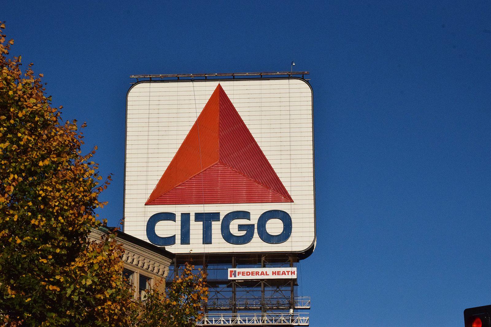 Development firm Related Beal finalized its purchase of a block of buildings in Kenmore Square from Boston University, one of which is home to the iconic Citgo Sign. PHOTO BY ELLEN CLOUSE/ DAILY FREE PRESS STAFF
