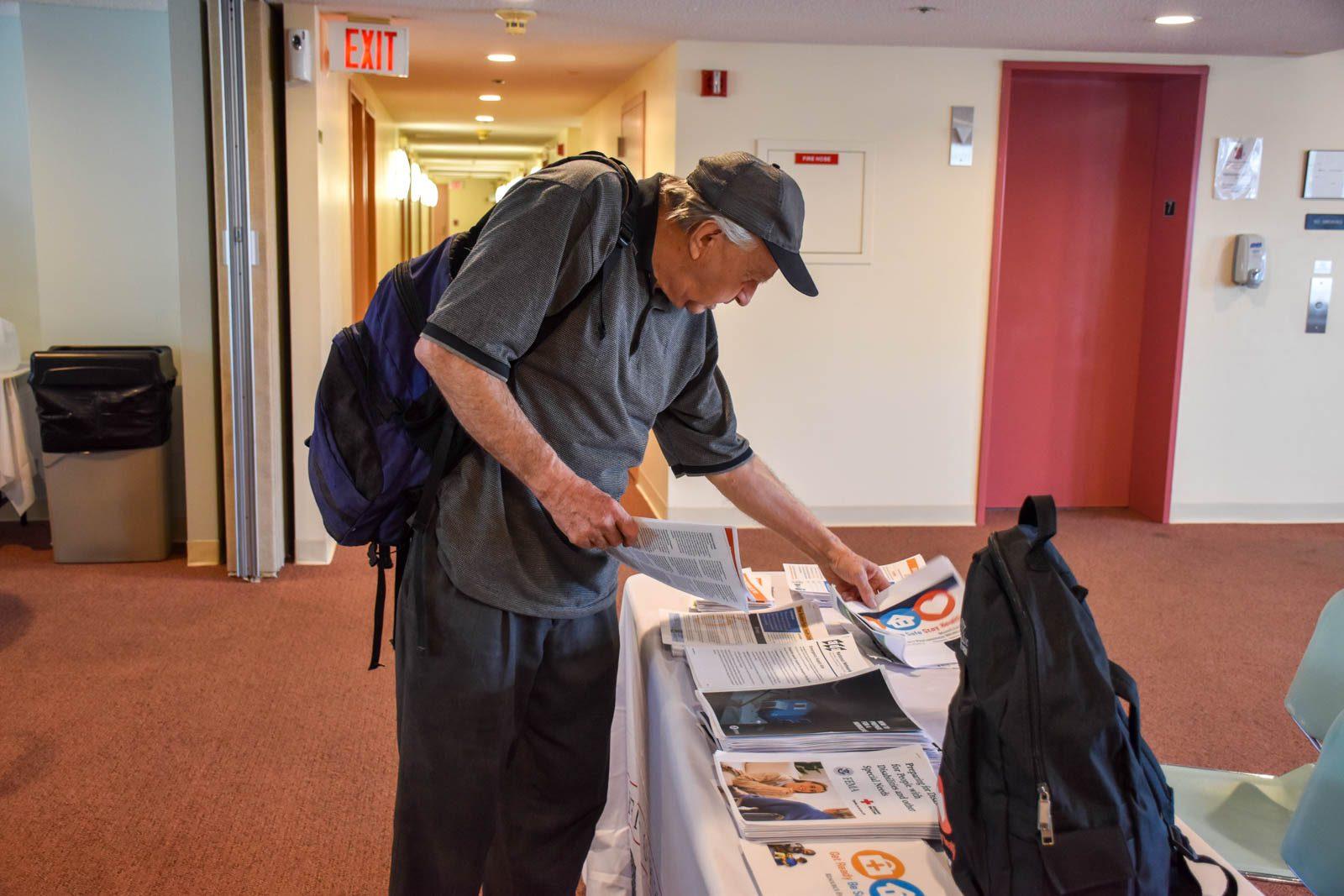 The Boston Public Health Commission hosted an emergency preparedness presentation Wednesday afternoon at the Saint Cecilia House. ZOE ADES/ DAILY FREE PRESS STAFF