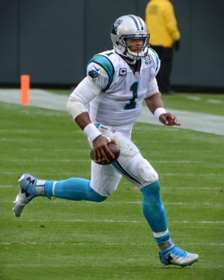 Through Cam Newton's leadership, the Panthers are one win away from a Super Bowl title. PHOTO COURTESY MIKE MORBECK/FLICKR